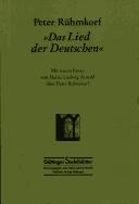 Cover for Das Lied der Deutschen