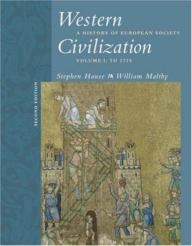 Cover for Western Civilization: A History of European Society, Volume I