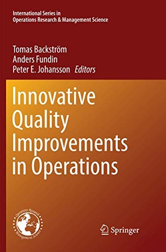 Cover for Innovative Quality Improvements in Operations