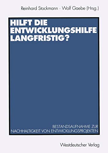 Cover for Hilft die Entwicklungshilfe langfristig?