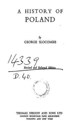Cover for A history of Poland