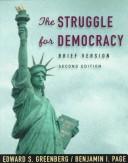 Cover for The struggle for democracy.