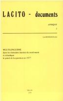 Cover for Multilinguisme dans les domaines bantou du nord-ouest et tchadique