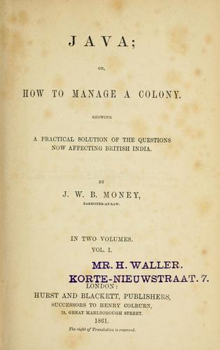 Cover for Java