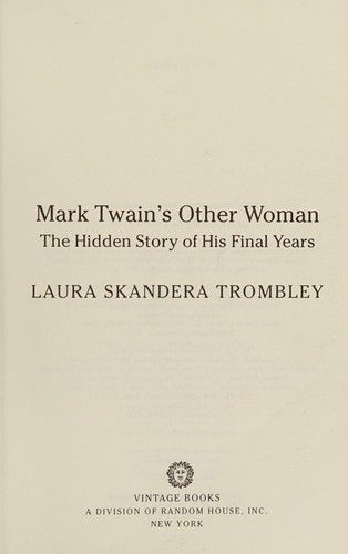Cover for Mark Twain's other woman
