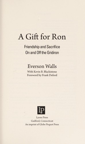 Cover for A gift for Ron