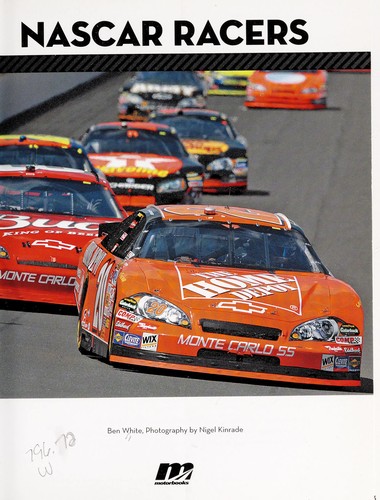 Cover for NASCAR racers