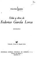 Cover for Vida y obra de Federico García Lorca