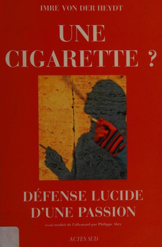 Cover for Une cigarette?
