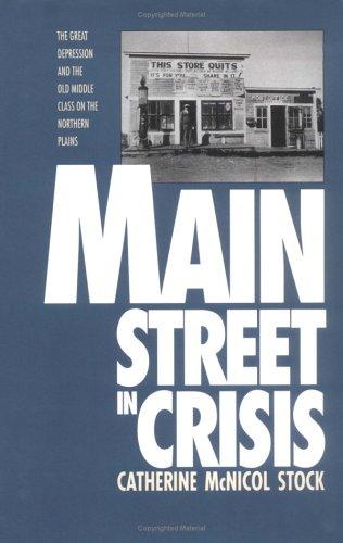 Cover for Main street in crisis
