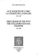 Cover for Aux sources de l'OMC