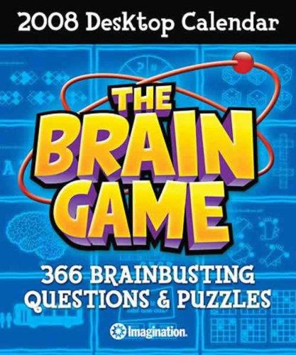 Cover for The Brain Game 2008 Daily Page to Page Desktop Calendar