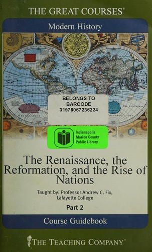 Cover for The Renaissance, the Reformation and the Rise of Nations