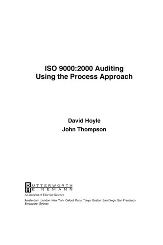 Cover for ISO 9000