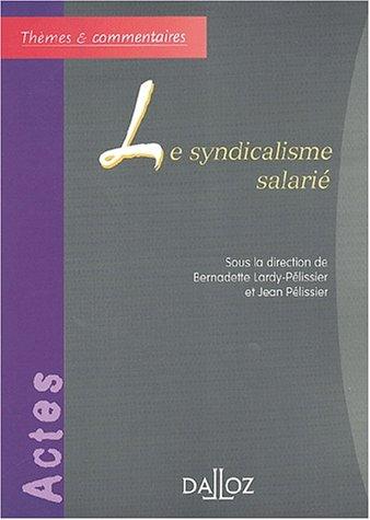 Cover for Le syndicalisme salarié