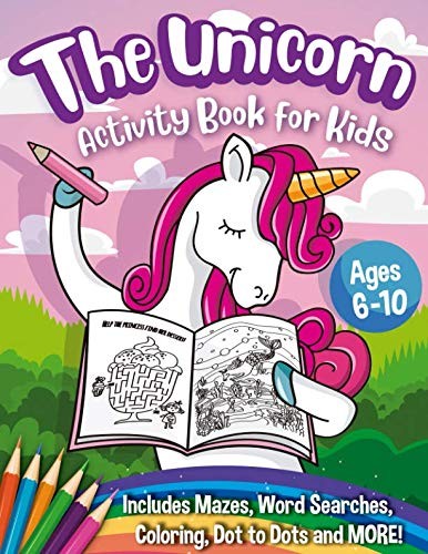 Cover for The Unicorn Activity Book for Kids