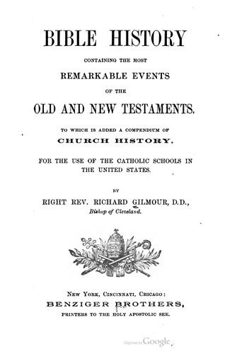 Cover for Bible History
