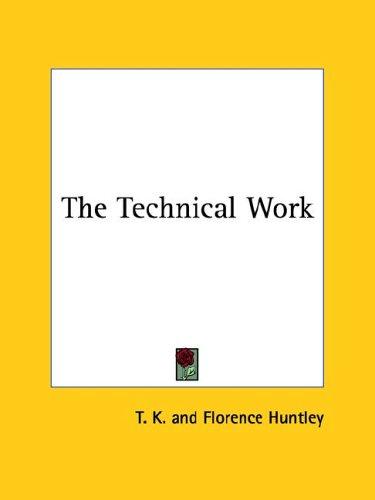 Cover for The Technical Work