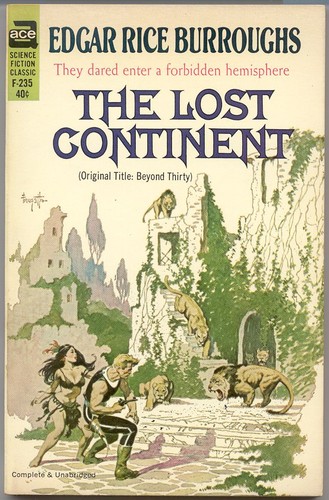 Cover for The lost continent.