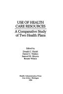 Cover for Use of health care resources