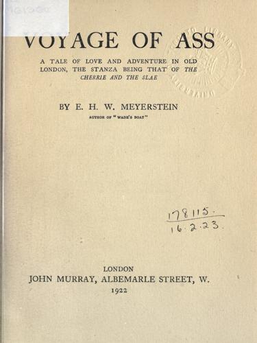 Cover for Voyage of Ass