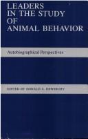 Cover for Leaders in the study of animal behavior