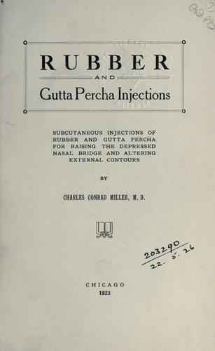 Cover for Rubber and gutta percha injections