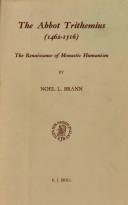 Cover for The Abbot Trithemius - 1462-1516