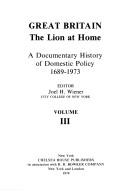 Cover for Great Britain: the lion at home