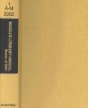 Cover for Magill's Literary Annual 2002