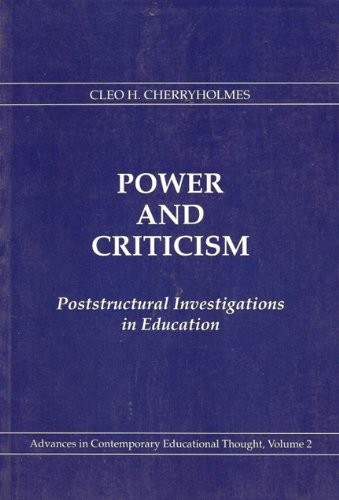 Cover for Power and Criticism