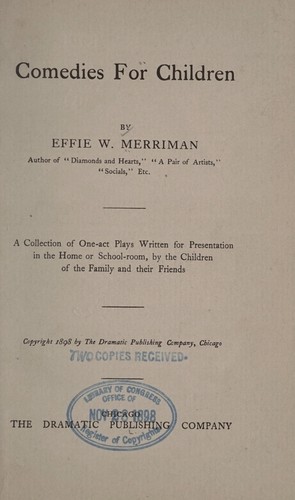Cover for Comedies for children