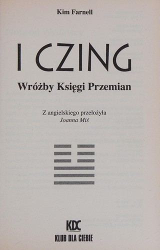 Cover for I czing