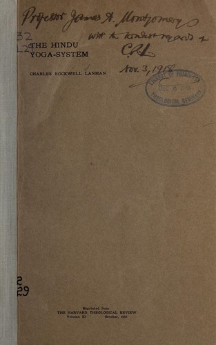 Cover for The Hindu Yoga-system