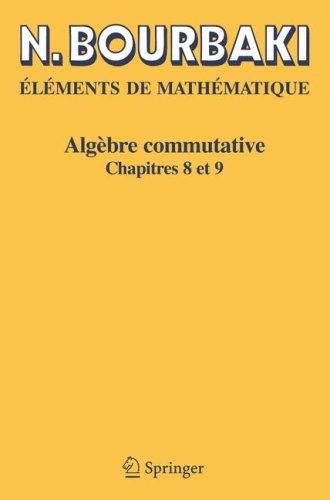 Cover for AlgÃ¨bre commutative