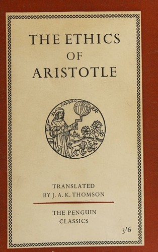 Cover for The Ethics of Aristotle