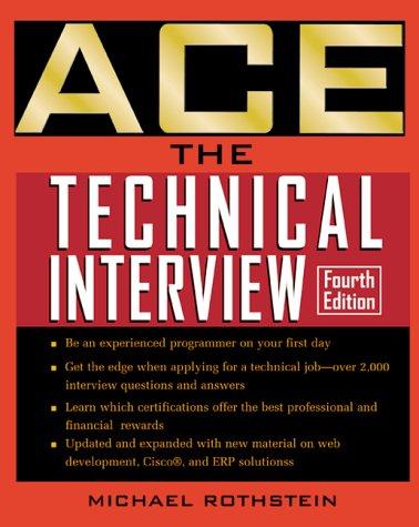 Cover for Ace the technical interview
