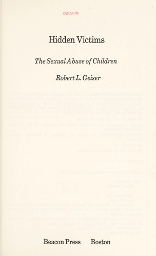Cover for Hidden victims