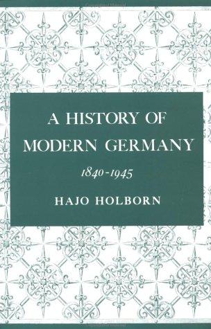 Cover for A History of Modern Germany
