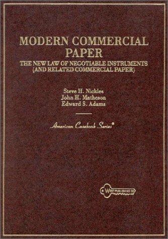 Cover for Modern commercial paper