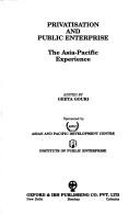 Cover for Privatization and Public Enterprise
