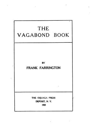 Cover for The vagabond book