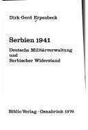 Cover for Serbien 1941
