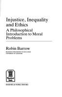 Cover for Injustice, inequality, and ethics