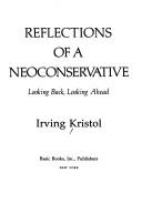 Cover for Reflections of a neoconservative