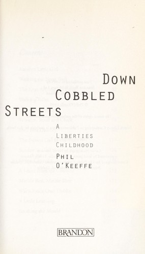 Cover for Down cobbled streets