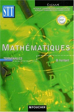 Cover for Mathématiques, Terminale STT 