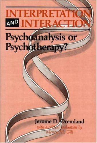 Cover for Interpretation and interaction