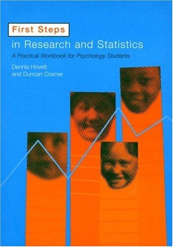 Cover for First Steps In Research and Statistics
