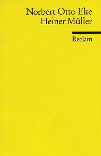 Cover for Heiner Müller.